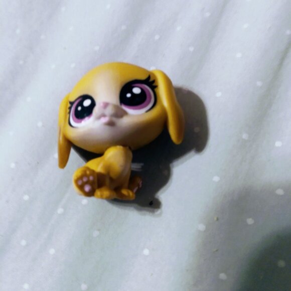 LPS Littlest Pet Shop Tiny tan puppy toy figure - Picture 5 of 6